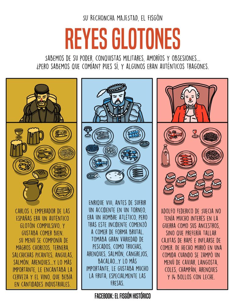 En la historia de la humanidad, los reyes y emperadores han sido recordados por sus conquistas, sus romances y, a veces, por ser glotones.