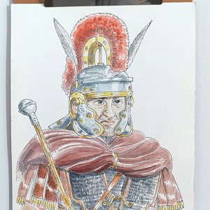 Optio romano-Lámina original