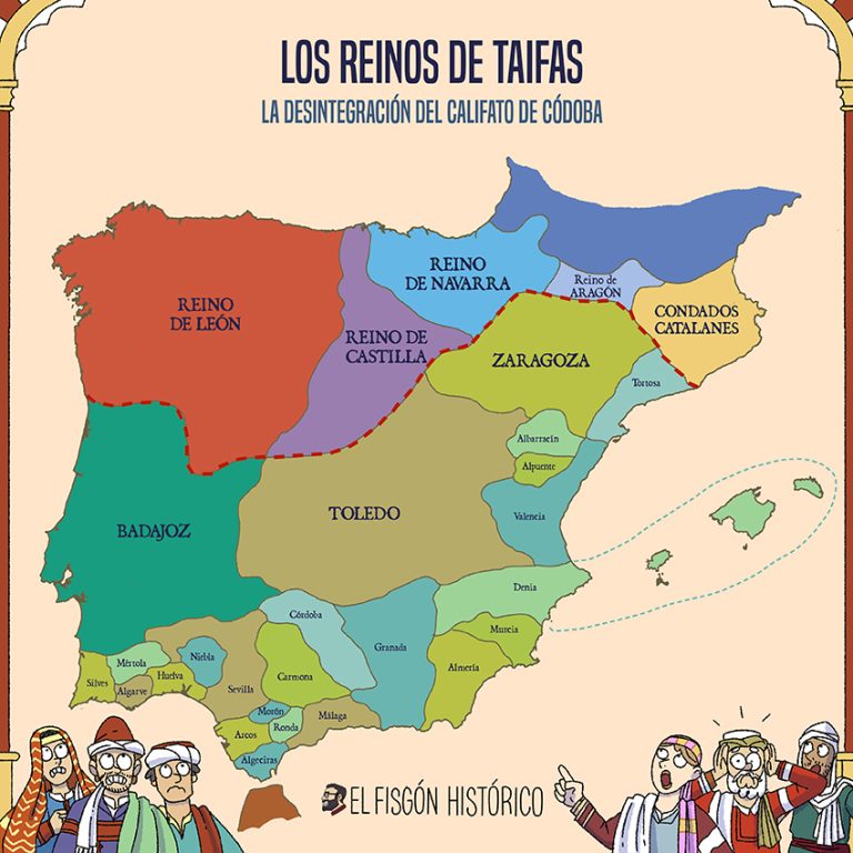 Mapa reinos de taifas