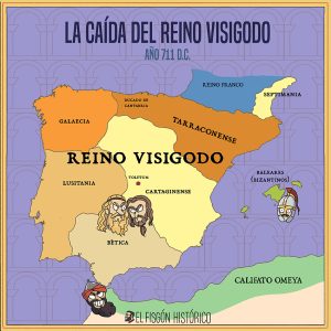La Hispania visigoda en el 711