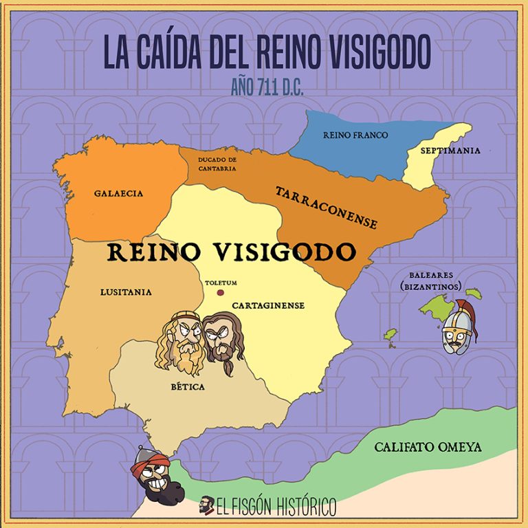 La Hispania visigoda en el 711